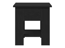 Mesa de Café Roble negro 40 x 40 x 42 cm Madera contrachapada
