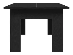 Mesa de Café Roble negro 100 x 60 x 42 cm Madera contrachapada