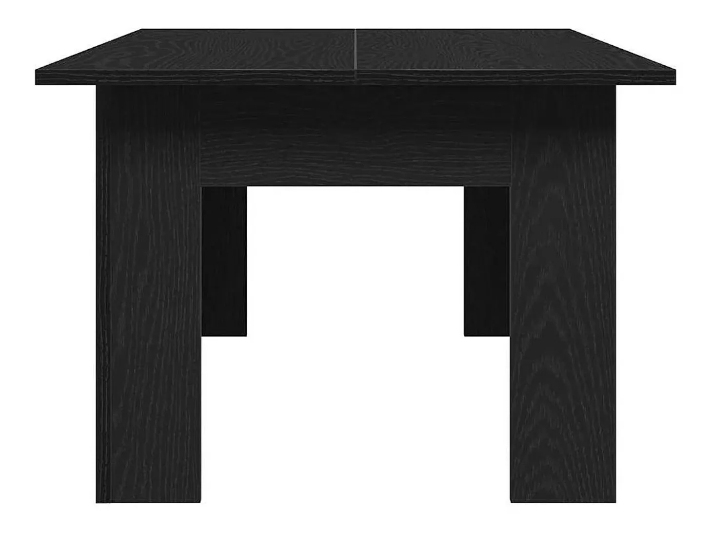 Mesa de Café Roble negro 100 x 60 x 42 cm Madera contrachapada