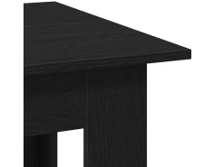Mesa de Café Roble negro 100 x 60 x 42 cm Madera contrachapada