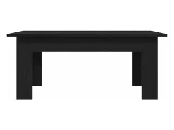 Mesa de Café Roble negro 100 x 60 x 42 cm Madera contrachapada