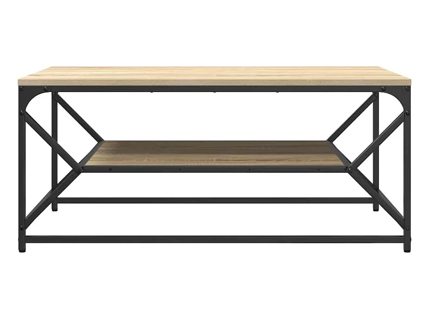 Mesa de Café Roble Sonoma 90 x 50 x 40 cm
