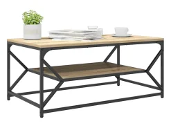 Mesa de Café Roble Sonoma 90 x 50 x 40 cm
