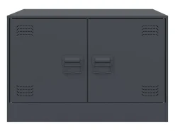 Mesa de centro acero gris antracita 67x50x44 cm