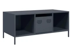 Mesa de centro acero laminado en frío antracita 101,5x50x43,5cm