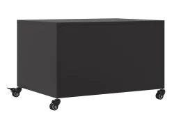Mesa de centro acero laminado en frío negro 68x50x43,5 cm