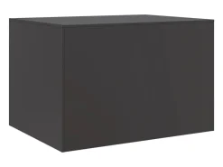 Mesa de centro acero negro 67x50x44 cm