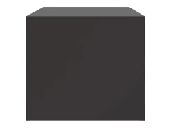 Mesa de centro acero negro 67x50x44 cm