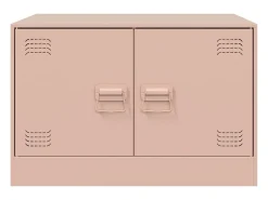 Mesa de centro acero rosa 67x50x44 cm