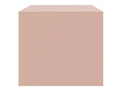 Mesa de centro acero rosa 67x50x44 cm