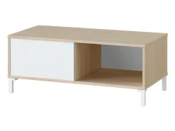 Mesa de centro con 2 compartimentos de almacenamiento - L100 cm - Brooklyn