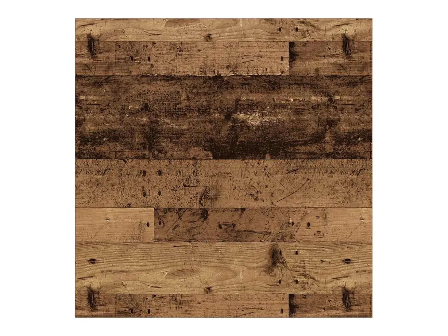 Mesa de centro con cajones madera vieja 100x100x40 cm