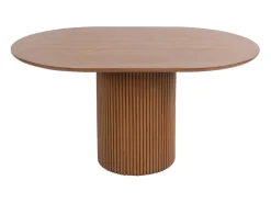 Mesa de centro con efecto de madera nogal