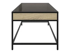 Mesa de centro con Infinity LED roble Sonoma 90x50x41 cm