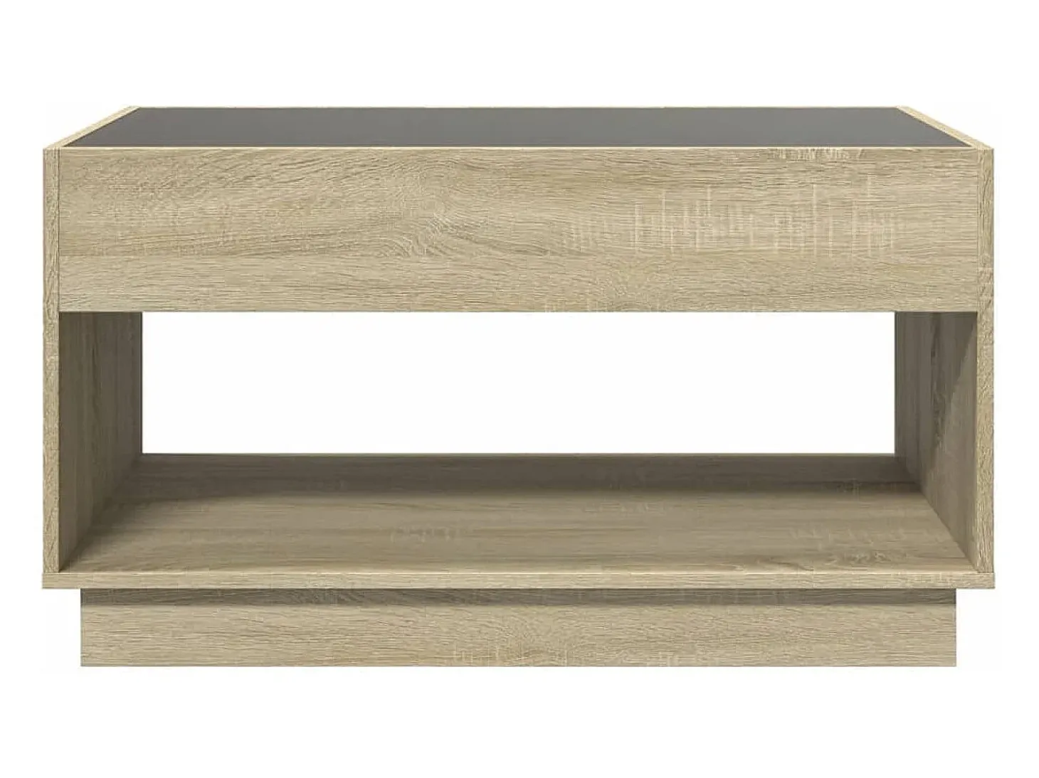 Mesa de centro con Infinity LED roble Sonoma 90x50x50 cm