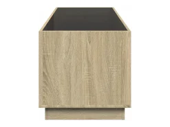 Mesa de centro con Infinity LED roble Sonoma 90x50x50 cm