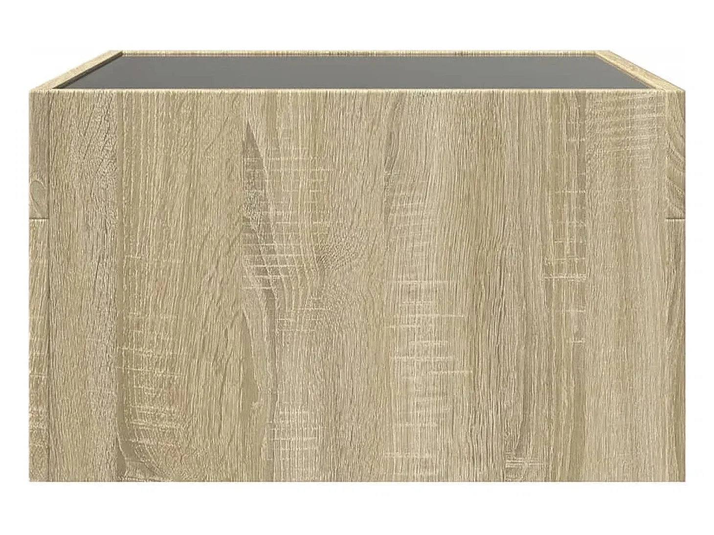 Mesa de centro con Infinity LED roble Sonoma 50x50x30 cm