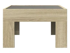 Mesa de centro con Infinity LED roble Sonoma 50x50x30 cm