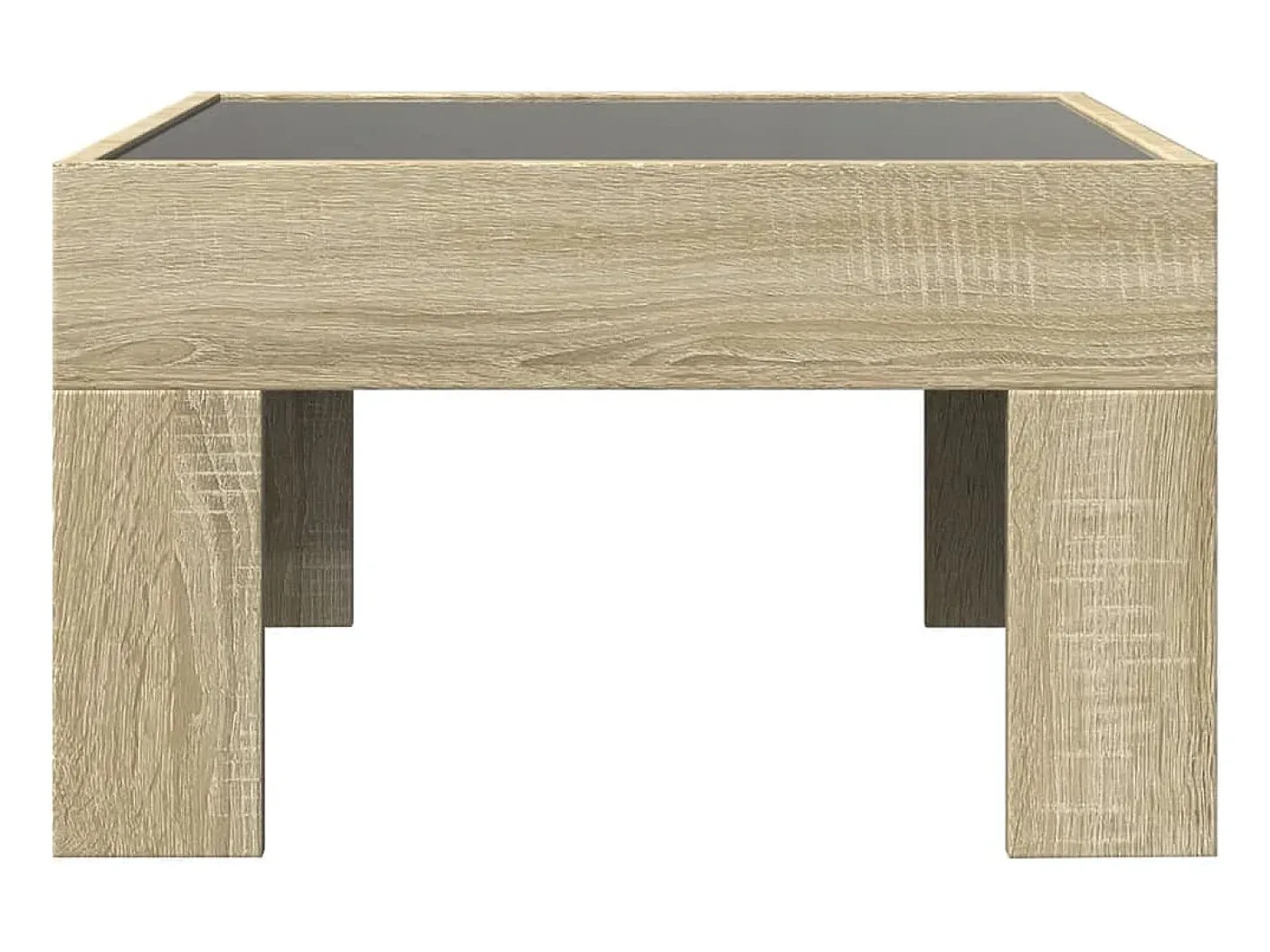 Mesa de centro con Infinity LED roble Sonoma 50x50x30 cm