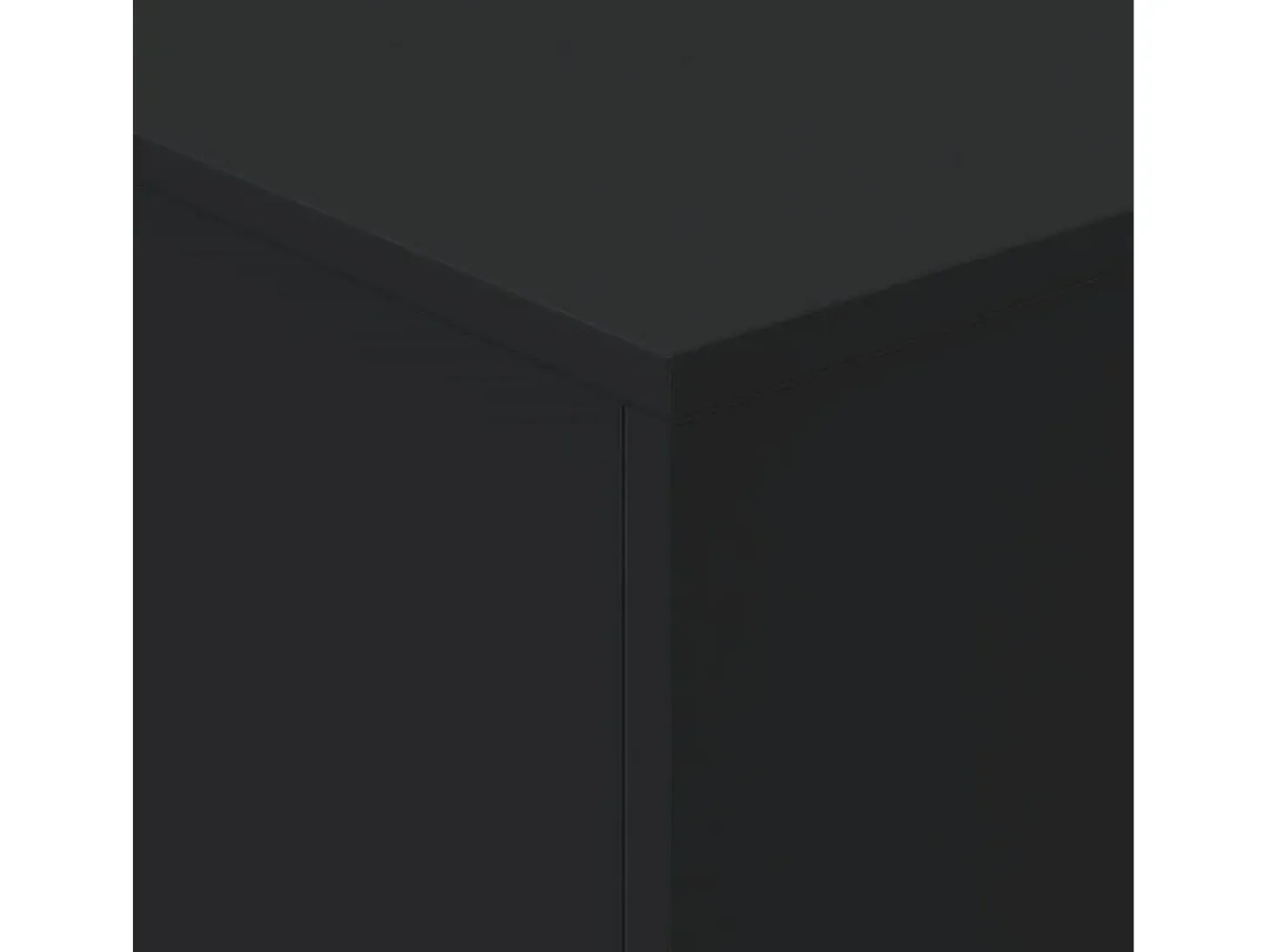 Mesa de centro con luces LED negro 90x50x40 cm