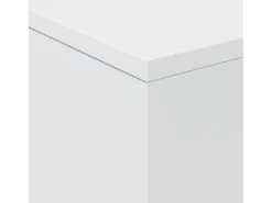 Mesa de centro con luces LED blanco 50x50x40 cm