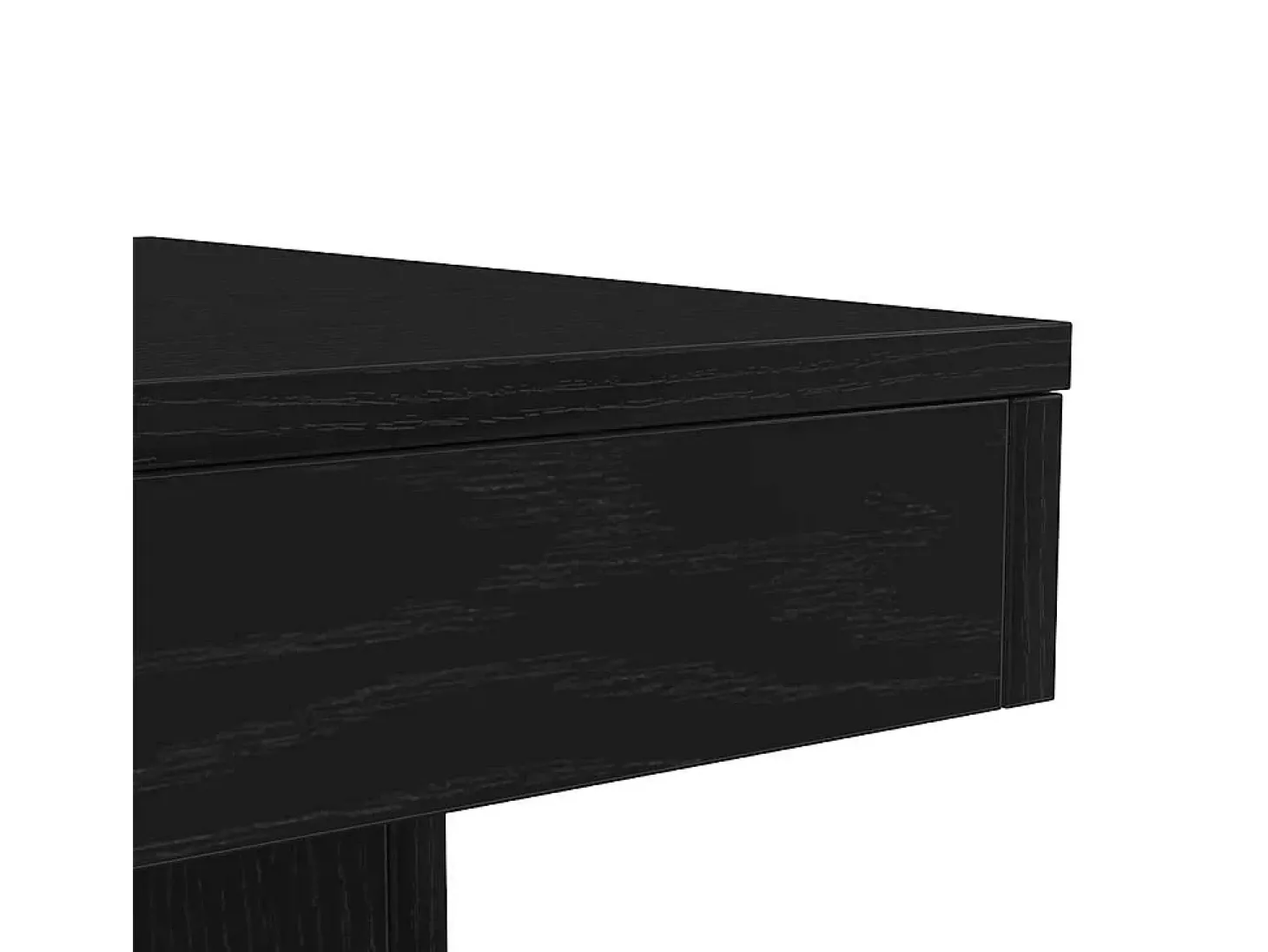 Mesa de centro con luces LED roble negro 50x50x40 cm