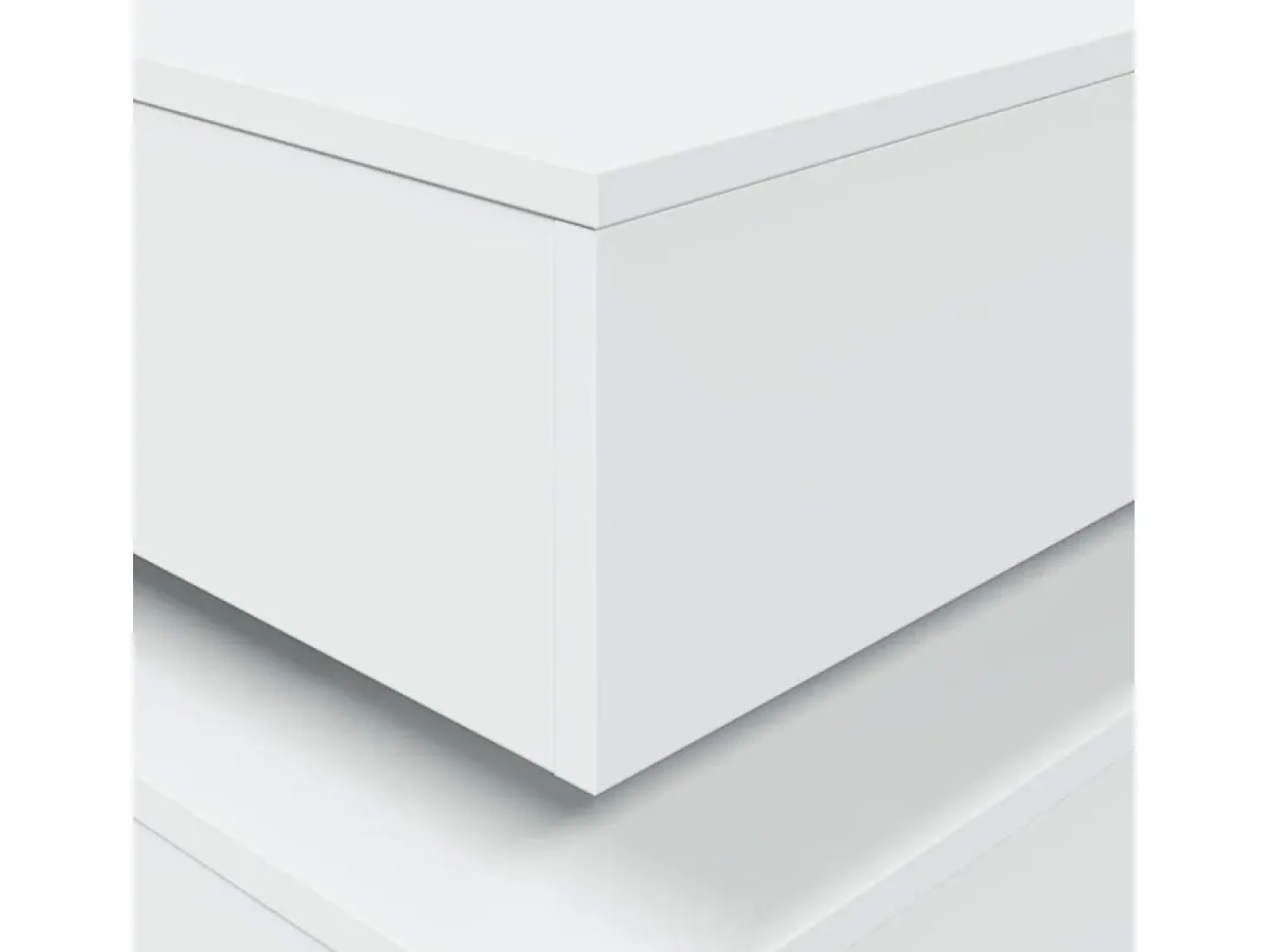 Mesa de centro con luces LED blanco 50x50x40 cm