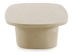 Mesa de centro de 120 x 70 cm de poliresina cemento arena