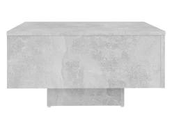 Mesa de centro de aglomerado gris 60x60x31,5 cm