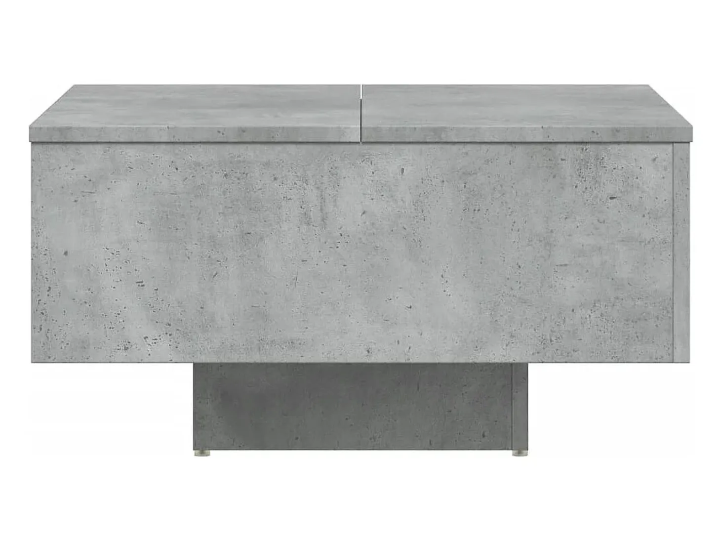 Mesa de centro de aglomerado gris 60x60x31,5 cm