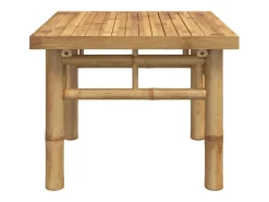 Mesa de centro de bambú 45x45x35 cm
