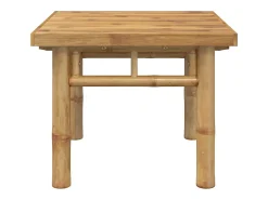 Mesa de centro de bambú 45x45x35 cm