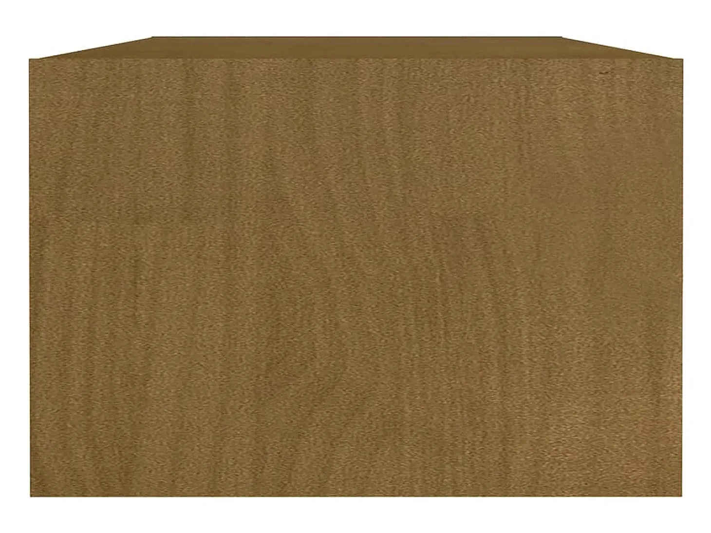 Mesa de centro de madera maciza pino marrón miel 110x50x34 cm