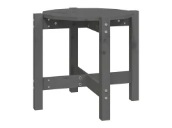 Mesa de centro de madera maciza de pino gris Ø52,5x45 cm ES46392