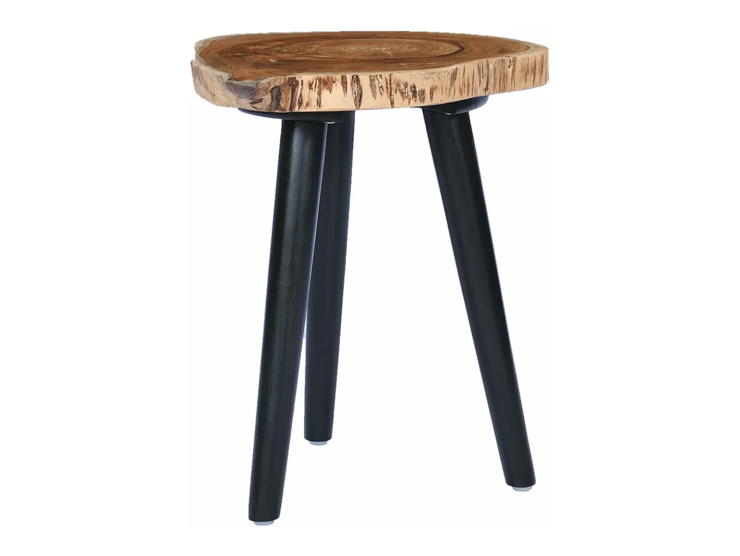Mesa de centro de madera de teca maciza 40x45 cm