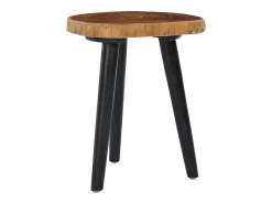 Mesa de centro de madera de teca maciza 40x45 cm