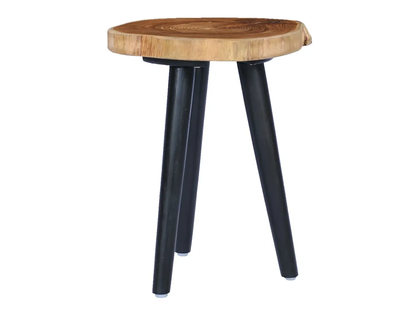 Mesa de centro de madera de teca maciza 40x45 cm
