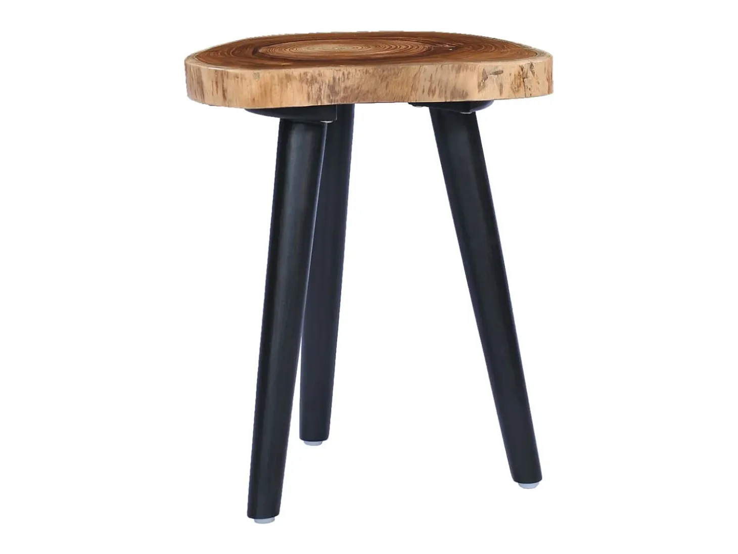 Mesa de centro de madera de teca maciza 40x45 cm