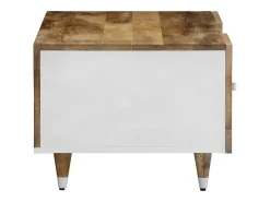 Mesa de centro de madera maciza mango 100x54x40 cm