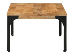 Mesa de centro de madera maciza mango 100x55x35 cm