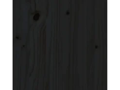 Mesa de centro de madera maciza de pino negro Ø35x35 cm