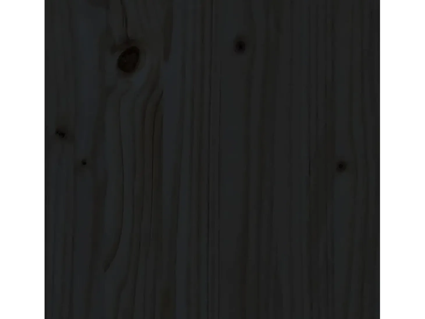 Mesa de centro de madera maciza de pino negro Ø35x35 cm