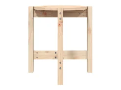 Mesa de centro de madera de pino maciza Ø 42,5x45 cm ES91017