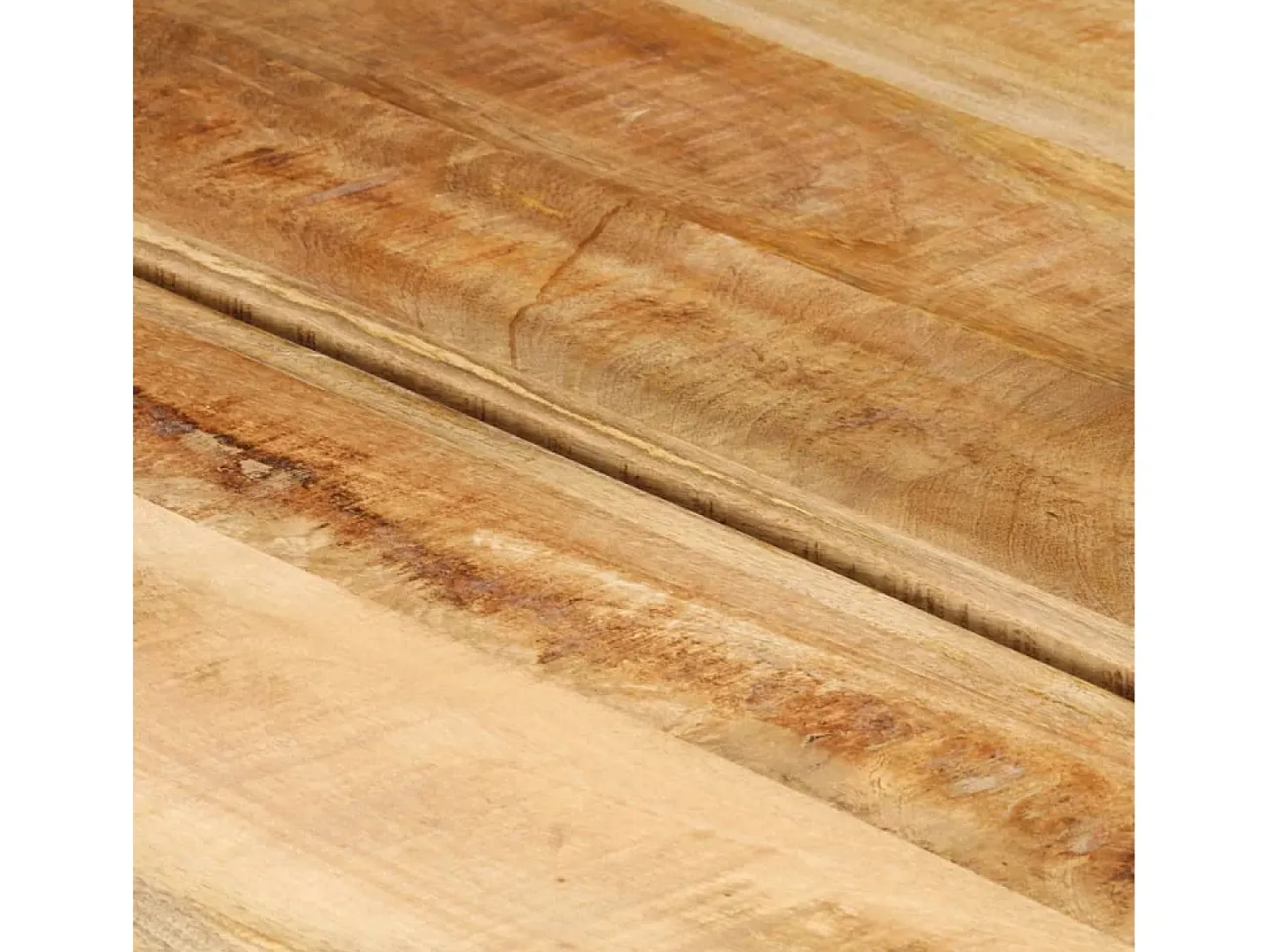 Mesa de centro de madera maciza de mango 142x90x42 cm