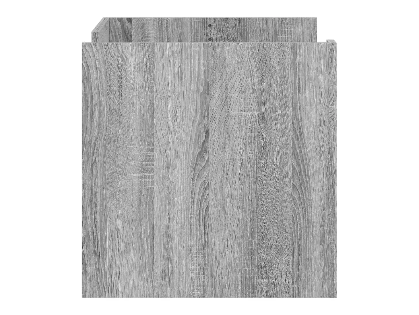 Mesa de centro de madera de ingeniería gris Sonoma 80x50x50 cm