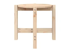 Mesa de centro de madera maciza de pino Ø52,5x45 cm ES64905