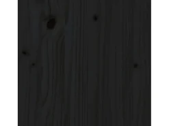 Mesa de centro de madera maciza de pino negro Ø 55x45 cm