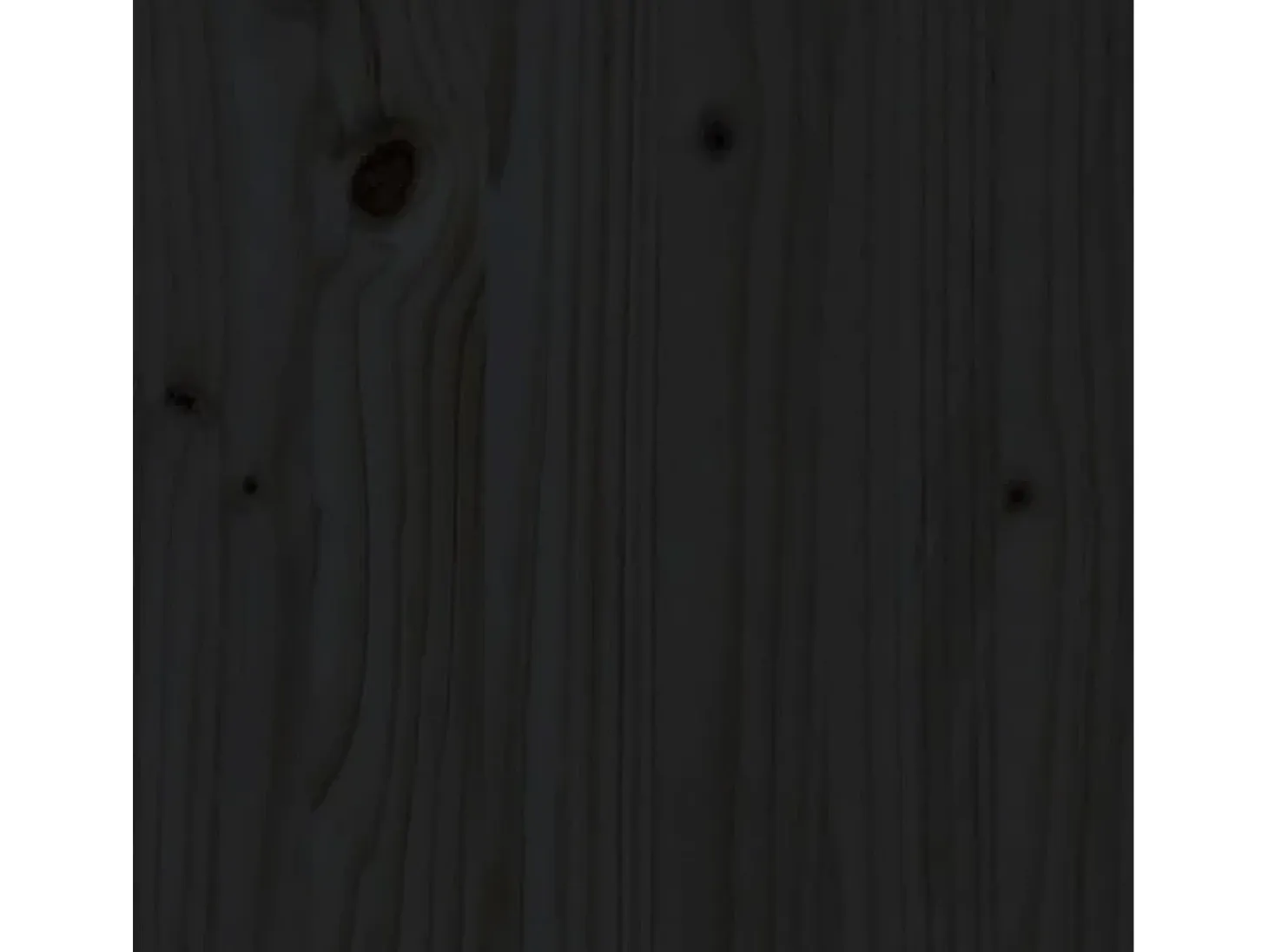 Mesa de centro de madera maciza de pino negro Ø 55x45 cm