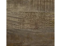 Mesa de centro de madera maciza de mango gris claro 80x50x40 cm
