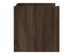 Mesa de centro de madera de ingeniería marrón roble 80x50x50 cm